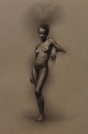 Original Realism Nude Drawing by Niamh Butler