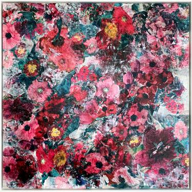 Original Fine Art Floral Paintings by Kathy Kissik