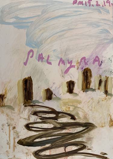 Original Fine Art Architecture Painting by Philip Maltman