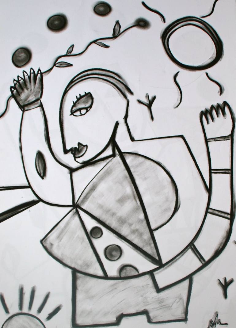 Original Abstract Drawings by Derek Erskine