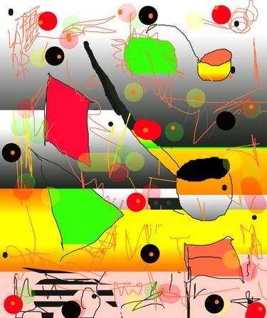Original Expressionism Cuisine Digital by Vanda Parker