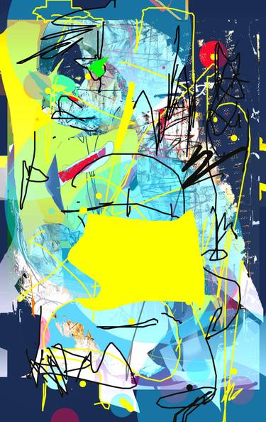 Original Abstract Expressionism Abstract Digital by Vanda Parker