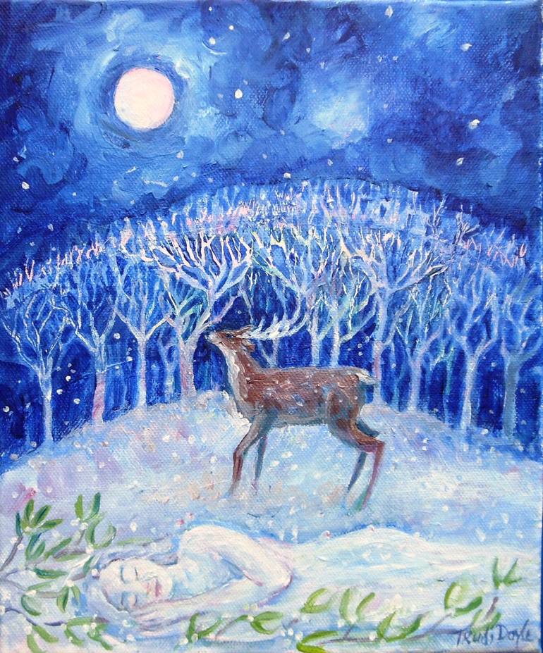 The Earth Awaits Painting by Trudi Doyle | Saatchi Art