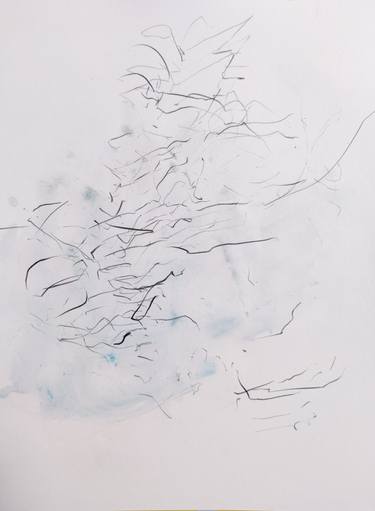 Original Abstract Expressionism Abstract Drawings by Anna Eckert
