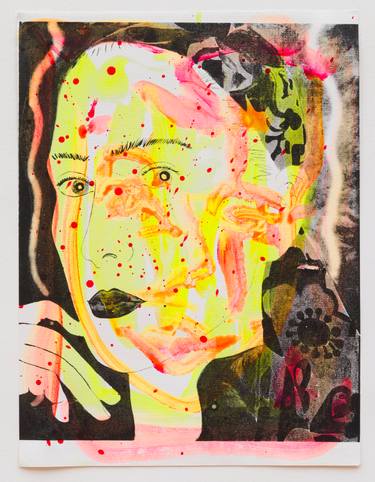 Original Abstract People Printmaking by Heidi Howard