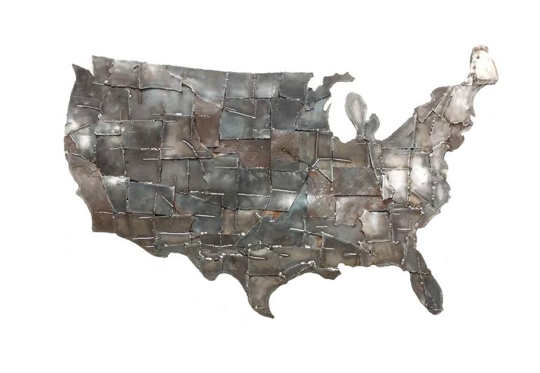 Original Abstract World Culture Sculpture by Adrian Landon