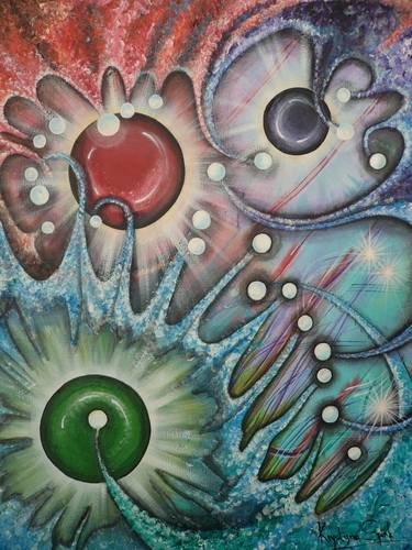 Original Abstract Painting by Krystyna Spink