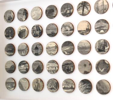 Original Contemporary Landscape Collage by Amelia Coward