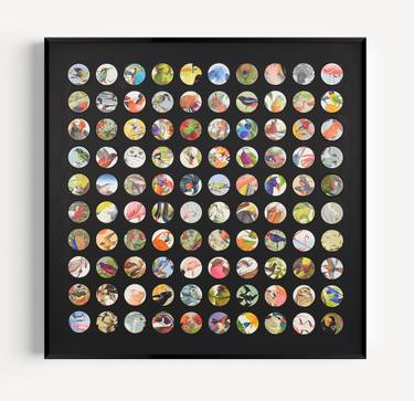 Original Abstract Animal Collage by Amelia Coward