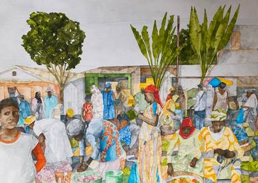 Original Figurative People Painting by Ross Moore