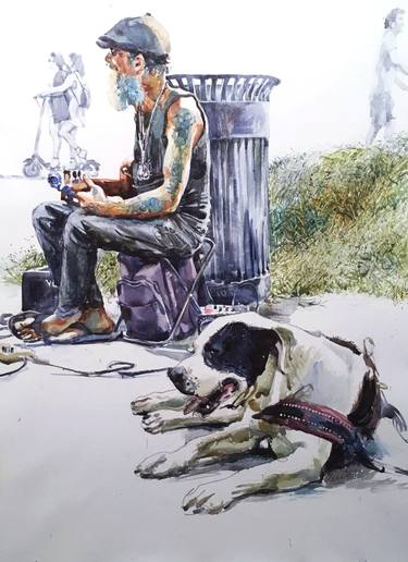 Original Figurative Culture Paintings by Gregory Radionov