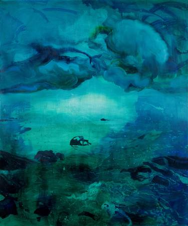 Original Abstract Water Painting by Grażyna Smalej