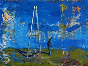 Print of Figurative Science/Technology Paintings by Grażyna Smalej