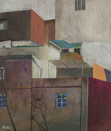 Original Figurative Geometric Paintings by Susana Mata