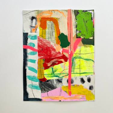 Original Abstract Expressionism Abstract Paintings by Lesley Grainger