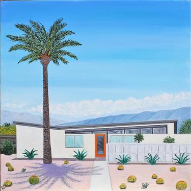 Original Abstract Architecture Paintings by Karen Lynn