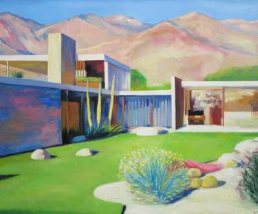 Original Realism Architecture Paintings by Ieva Baklane