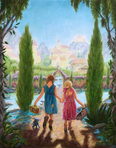Original Classicism Children Painting by Matthew Konar