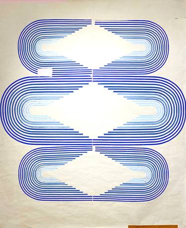 Original Art Deco Abstract Printmaking by Alicia Lachance