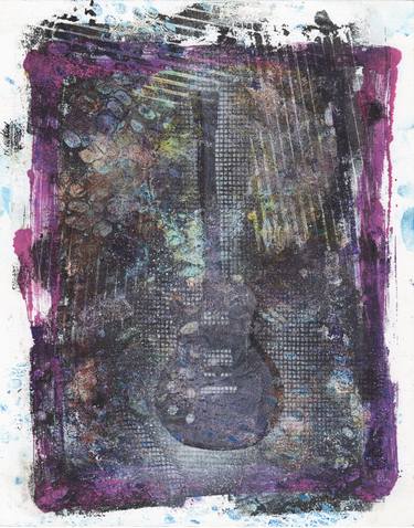 Original Abstract Music Printmaking by Chris Smith