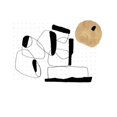 Original Illustration Abstract Drawing by Guy Ziedenberg