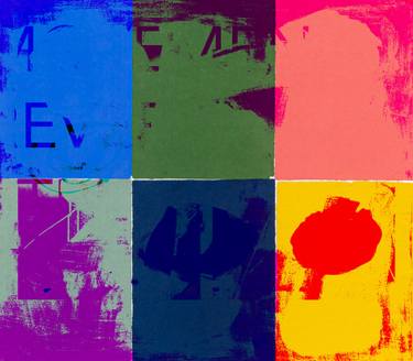 Original Abstract Expressionism Abstract Printmaking by The Most Active