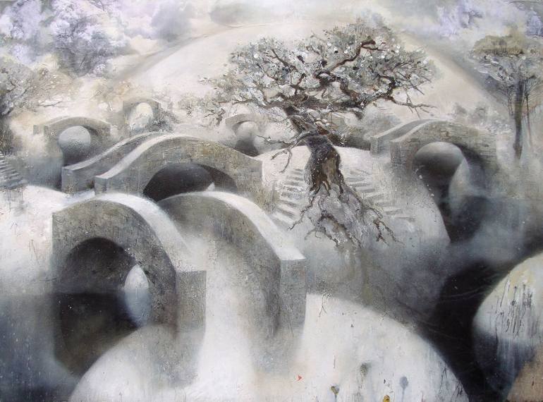 Print of Surrealism Abstract Paintings by Kevin Gray