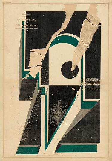 Original Minimalism Abstract Printmaking by Jesús Perea