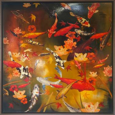 Original Contemporary Fish Paintings by Lily Greenwood