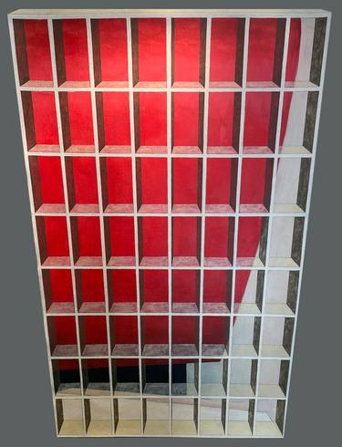 Original Algorithmic Architecture Paintings by Linda Streicher