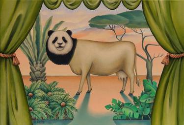 Original Figurative Humor Paintings by Antoinette Kelly