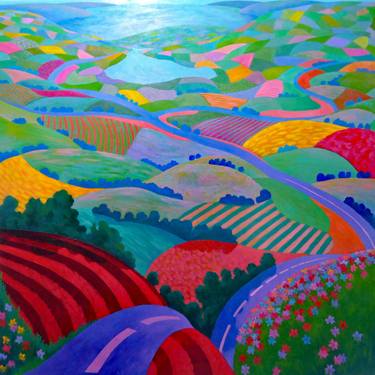 Original Impressionism Landscape Painting by Stephen Conroy