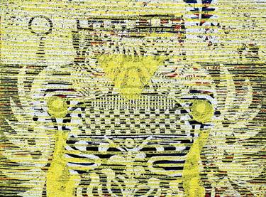 Original Abstract Expressionism Abstract Printmaking by Tarrvi Laamann
