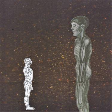 Original Conceptual Body Collage by Raul Albanece