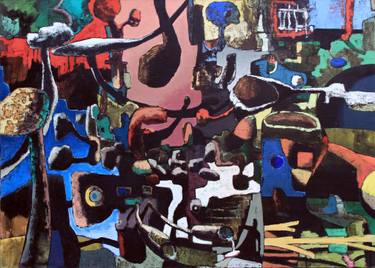 Print of Abstract Science Paintings by Hubert Bujak