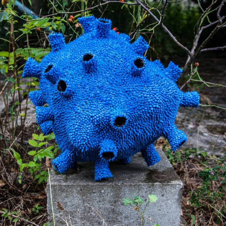 Original Abstract Botanic Sculpture by Marina Schreiber