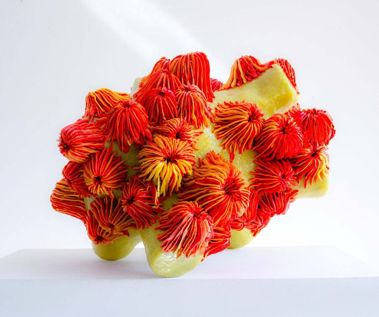 Original Abstract Botanic Sculpture by Marina Schreiber