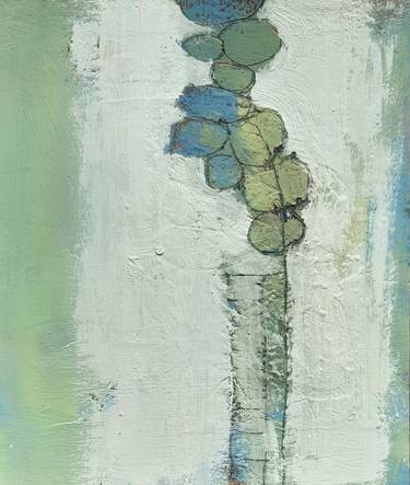 Original Abstract Expressionism Botanic Mixed Media by Giuseppe Di Gioia