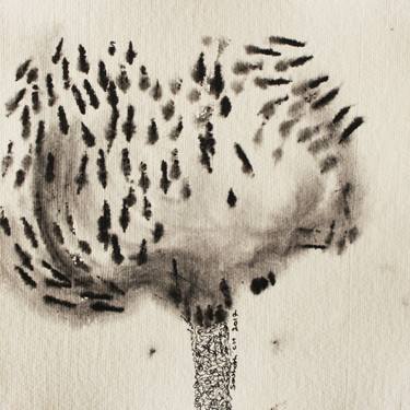 Original Art Deco Tree Paintings by Santhosh C H