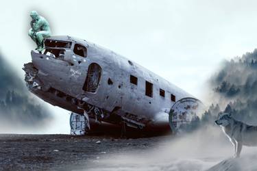 Original Conceptual Aeroplane Digital by Santhosh C H