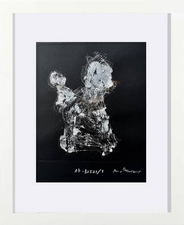 Original Abstract Expressionism Abstract Printmaking by Kanit Boonwit