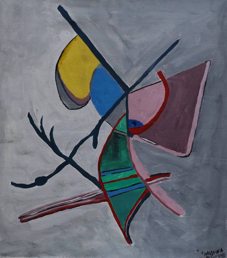 Print of Abstract Expressionism Abstract Paintings by Muyiwa Osifuye