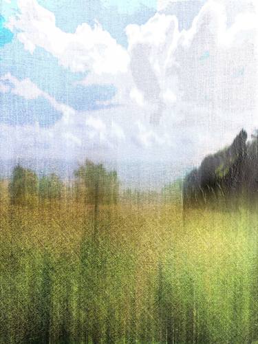 Original Impressionism Nature Mixed Media by Dario Moschetta