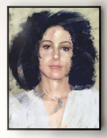 Original Figurative Portrait Mixed Media by Dario Moschetta