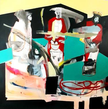 Original Expressionism World Culture Painting by Roberto Gutiérrez Currás