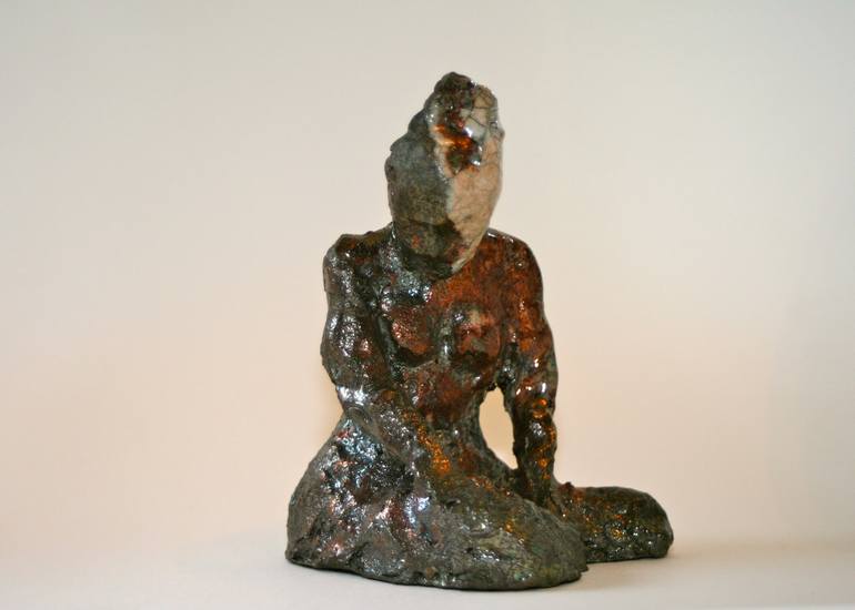 Original Impressionism Nude Sculpture by Annabel Maciver