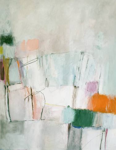 Original Fine Art Abstract Paintings by Mary Ann Wakeley