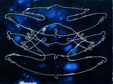 Original Figurative Outer Space Paintings by Félix Hemme