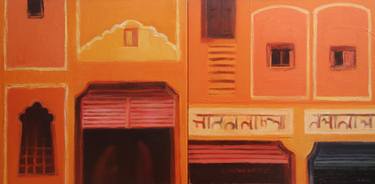 Print of Minimalism Architecture Paintings by Agnieszka Kozień