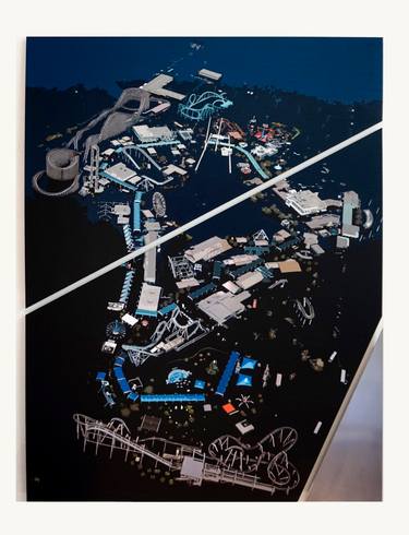 Original Figurative Aerial Painting by Carola Ramírez